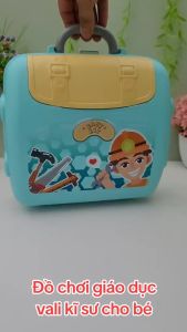 Bộ đồ chơi balo vali phát triển kỹ năng cho bé trai bé gái: nấu ăn nhà bếp trang điểm y tá bác sĩkỹ sư..- Minikids