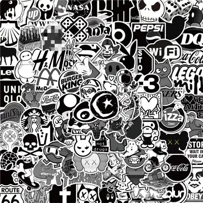 Waterproof Decorative Stickers 100 Pieces