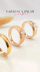 Nice Jewelry Cincin Xuping: Aksesoris Perhiasan Lapis Emas untuk Cincin Dewasa Polos