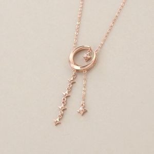 Chow Sang Sang 周生生 Minty Collection 18K Rose Gold Necklace 93318N