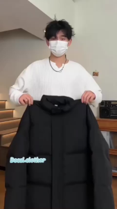 Áo Khoác Phao Nam Nữ  Áo Phao Hàn Quốc Form Rộng  Phong Cách Hàn Quốc Mẫu Thu Đông X6