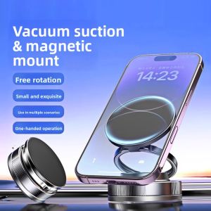 Vacuum & Magsafe Magnetic Car Phone Mount