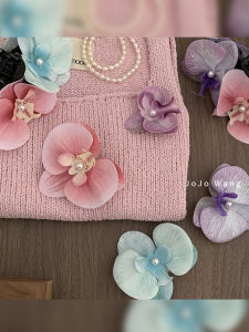 Original Design Jojo Wang Butterfly Lan Hair Clip for Women High Version Hair Accessories Top Hairpin Side Clip