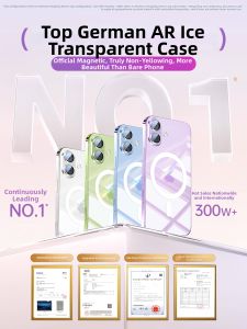 Bosie | New Magnetic Transparent Thin Anti-drop Full-coverage Heat Dissipation Hard Phone Case