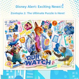 Disney | Difficult Disney Zootopia Winnie The Pooh Adult Puzzle 500 Pieces