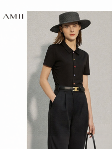 AMII | Summer New Fashionable Polo Shirt