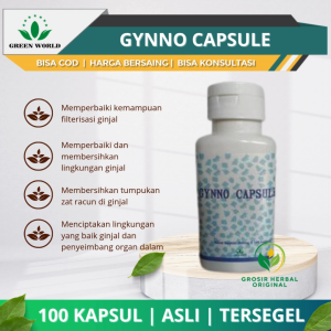 Green World Gynno | Kidney Care Capsule For Man - Obat Penguat Ginjal