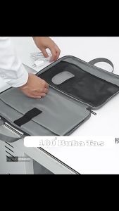 BRINCH Tas Laptop Tas Laptop Portable Briefcase Jinjing dan Selempang Pria dan Wanita Untuk Layar 15" - 156" dan 16" inchi