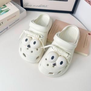 4Pcs Crocs Jibbitz Charms Dễ Thương Vui Đôi Mắt Lớn khóa giày Giày Dây Đeo 3D Sáng Tạo Giày Trang Trí Cho Crocs