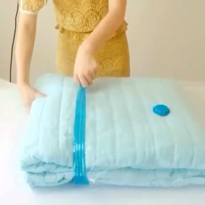 F&F : Vacuum Compressed Storage Bag Resealable Organizer Bag Penyimpanan Vakum