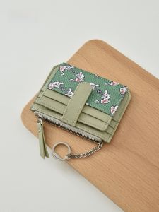 Lunia Original Tiger Full Print Wallet with Key Card Holder Zipper Super Thin New 2025 INS Crossbody Bag Youth PVC Material