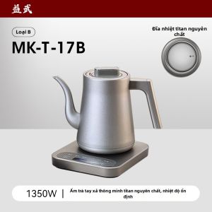 [Phích cắm dẹt] Bình Đun Điện Điều Chỉnh Tần Số Nhiệt Độ Hằng Định cho Pha Cà Phê và Trà