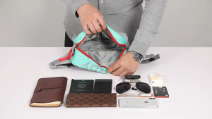 Ozuko Korean Fashion Large Capacity Mens Bag Womens Multi functional Sports Outdoor Waterproof Waist Bag