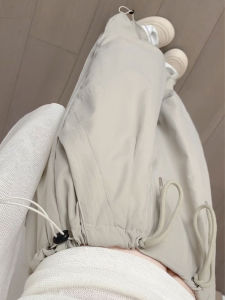 Quần Ống Rộng Cạp Cao Phong Cách Mỹ Cổ Điển Cho Nữ Mùa Xuân Thu Quần Ống Đứng Rộng Rãi Thể Thao Quần Công Sở