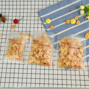 Baking Packaging Frosted Thickened Adhesive Tape Self-Sealing Cookie Biscuits Bag Self-Adhesive Donut Small Bread Bag 200 PCs