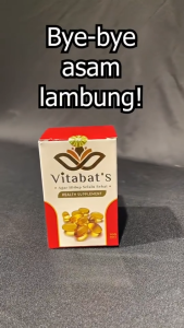VITABATS - Cepat Mengatasi Masalah Lambung Perih Nyeri Herbal Asam Lambung Tanpa Efek 100% Original Habbatussauda Premium 100 Kapsul Halal & Badan POM Terdaftar