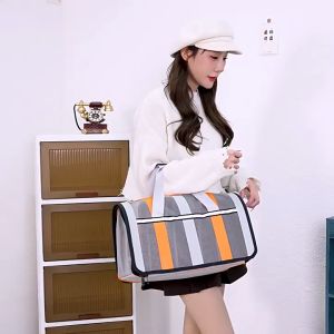 Foldable Cat Bag Travel Pet Cat Carrier Bag Travel Bag Carier Kucing Beg Kucing