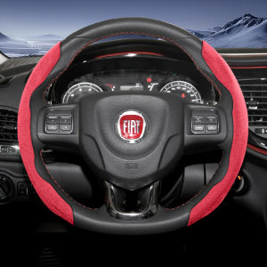 Vỏ Bọc Vô Lăng Thể Thao Bằng Da Lộn Fiat Chống Trơn Trượt Bền Bỉ Kiểu Lắp Ráp Nhanh Dành Cho Các Mẫu Xe 500 Panda Pandina Tipo Egea Strada Pulse Cronos Mobi Argo Fiorino Ducato Toro Doblò 500X 600