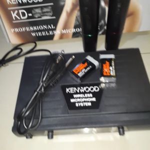 G144 KENWOOD MIC WIRELESS DUAL MIK WIRELES SEPASANG MIKROPON PEGANG MIKROPHONE MICROPHONE KARAOKE VO