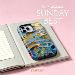 Potdemiel | Line Art Floral Collage For Case For iPhone 17 16 15 Pro Max TPU Anti-Scratch Outer Shell Raised Screen CaseChic