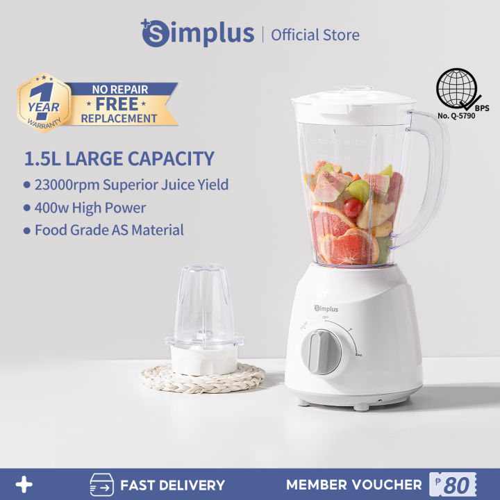 Simplus Blender Food Processor Heavy Duty Meat Grinder Grinders Juicers ...