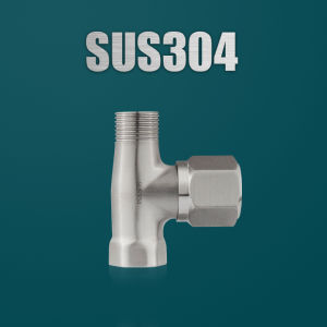 304 Stainless Steel through Way Valve 4 Points Internal and External Thread Double Outer Wire Double Internal Thread Hot and Cold Water Neutral Switch Water Stop Valve Straight Valve