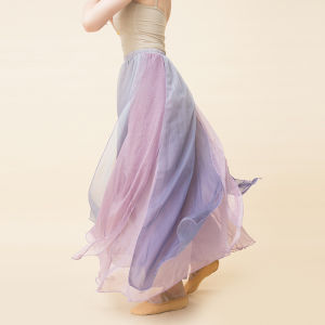 Elastic Dance Costume Womens Classical Dance Practice Uniforms QiPao Ethnic Stage Performance Clothing 25-35 Years Old