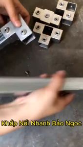 Aluminum Alloy Square Tube Connector 25x25mm Square Pipe Fitting Sleeve Elbow Storage Rack Welding Free Steel Pipe Fixed Joint