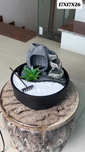 Thác nước phong thủy mini để bàn ( 17x17x26cm) ( mã 1248651L )