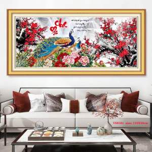 Tranh thêu chữ thập Cha mẹ VS8161 kích thước 110 x 55 cm