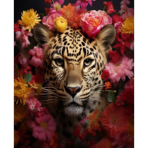 Jigsaw Puzzle for Adults 500/1000/1200/2000PCS Leopard Animal Artwork Paper Puzzle Home Wall Decoration Gift Idea