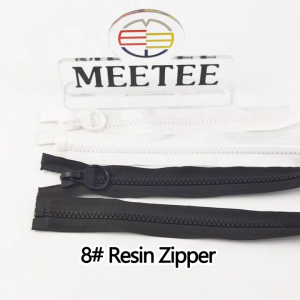 Resin Zippers 8# Waterproof Heavy Duty 70-150CM For Outdoor Tents Jackets Repair Single Open Zipper