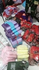 6Pcs 3Set Baju bayi baru lahiran Seri Sage