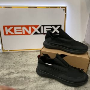 Kenxiex Sepatu Pria Slip On Casual Canvas Shoes 121702