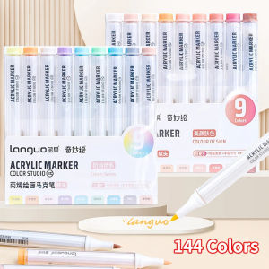 9 Colors Acrylic Paint Pens Paint Markers for Rock Painting Canvas Manga Ceramic Glass Stone Fabric DIY Crafts & Art Supplies