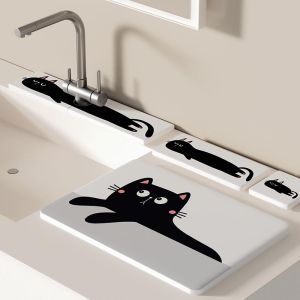 Thảm Tách Nước Hình Hoạt Hình Dễ Thương Dùng Trong Nhà Tắm Thảm Bàn Cốc Trà Thảm Bàn Chải Đánh Răng Điện Thảm Vòi Sen Thảm Sàn Nhà