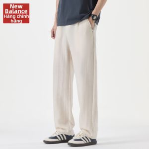 NEW BOLUNE | Quần Tây Phối Tencel Linen Mỏng Rộng Thoáng