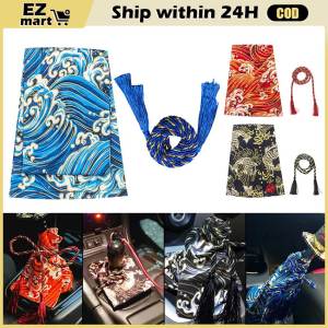 【Fast Shipping】 Samurai Style Canvas Universal Shift Lever Knob Boot Cover Racing Shift Knob Collars LZC-Car-Shift-Cloth