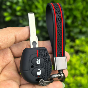 Silicone Car Key Case Cover With Keychain For Skoda Octavia Mk1 For VW Fox For Seat Cordoba Leon Sate Mc1 Ibiza 6L