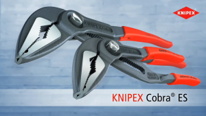 KNIPEX Cobra ES 87 51 180 Extra-Slim Water Pump Pliers 180mm | 7-1/4" German Precision Pipe Wrench Gripping Tool