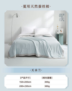 Super Soft Skin Washable 100% Silk Quilt Modal Summer Blanket Summer Quilt Thin Duvet Core Natural Summer