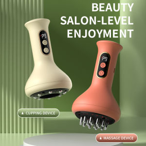 Rechargeable Scraping Massager Vibration Hot compress Meridian brush Body shaping Lymphatic detoxification Dredging Fat burning