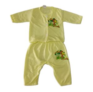 ชุดเด็กอ่อน แขนยาวต่อเป้า กันหนาวผ้าบางใส่สบาย (อายุ0-6เดือน 4-7โล)