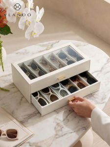 Vlando | Large Capacity Drawer Type Sunglass Storage and Display Box