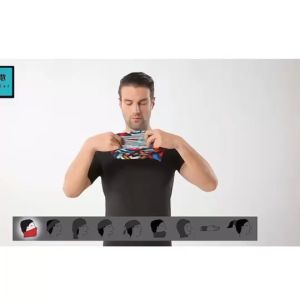 ผ้าบัฟ 5ผืน (คละลาย) ผ้าปิดหน้า กันแดด กันฝุ่นกันลม ผ้าบัฟกันฝุ่น ป้องกันUV