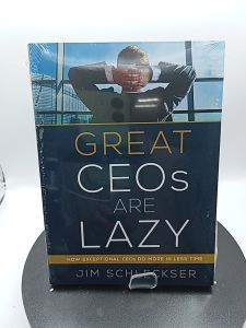 Great CEOs Are Lazy by Jim Schleckser  [High Quality Paperback]
