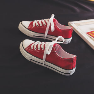 Womens Canvas Shoes Breathable Soft Bottom Casual Style Cross Buckle Korean Version Summer New Arrival Student Comfortable Sneakers