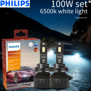 Philips | Philips Ultinon Rally 100W 3550 H7 Led Headlights High Power H4 H8 H9 H11 9005 HB3 9006 HB4 9012 HIR2 Auto Lamp Fog Lights 6500K