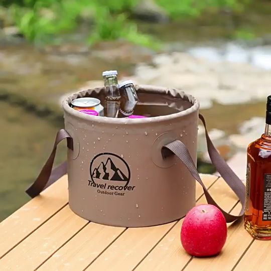Northhike 20L Camping Folding Bucket Waterproof Foldable Water Sink ...