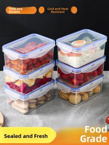 FURENJILI | Food-Grade Microwave-Safe Plastic Rectangular Food Container
